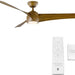 58 in. Smart Indoor Outdoor 3 Blade Ceiling Fan with LED Light and Remote, Works with Alexa Google Assistant Samsung Things Ios android APP-2-ErisView