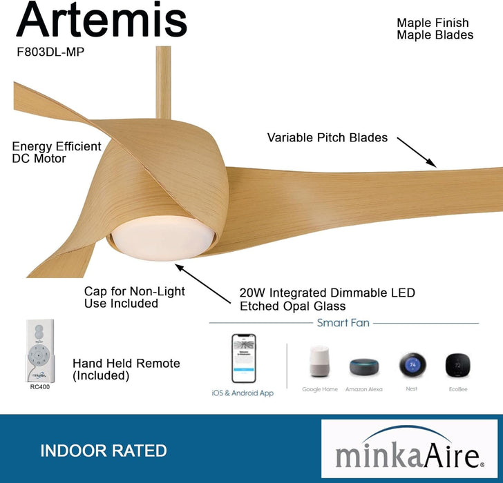 58 in. Unique Ceiling Fans with Lights and Remote Control, Home Ceiling Fan-2-ErisView