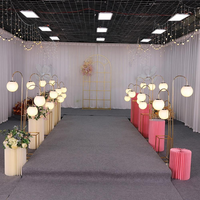 Crystal Floor Lamp - Elegant Wedding Party Decoration Light, Pathway Lighting for Events