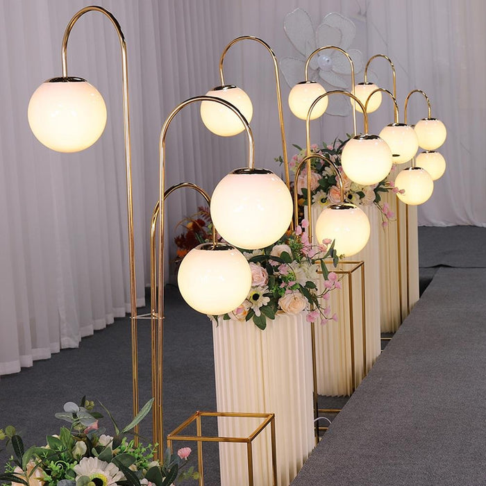 Crystal Floor Lamp - Elegant Wedding Party Decoration Light, Pathway Lighting for Events