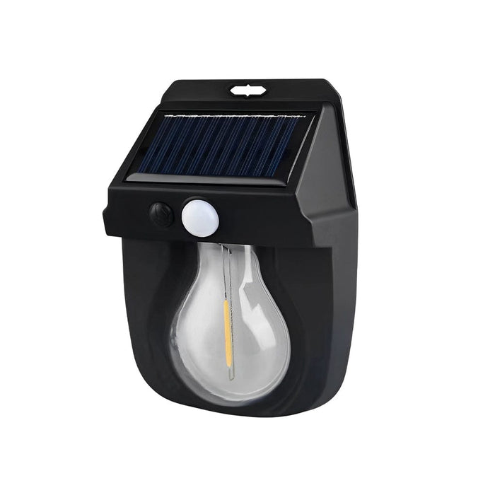 Waterproof Tungsten Bulb Intelligent Three Modes Modern Solar Wall Lights