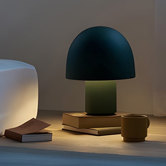 Touch-Control Modern Aluminum Murano Mushroom Table Lamp