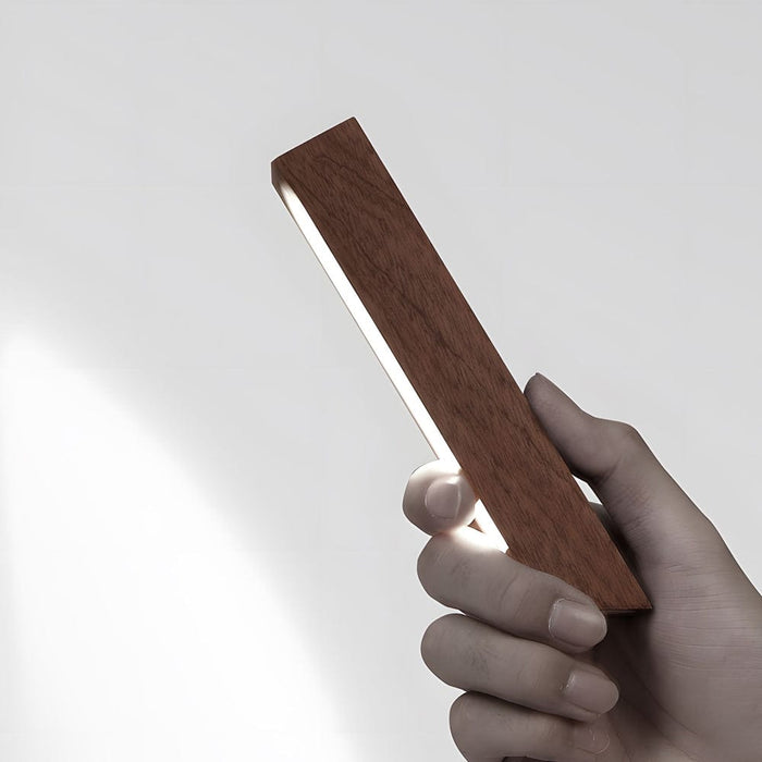 Minimalist Wood Stick Magnet Reading Desk Lamp Touch Control
