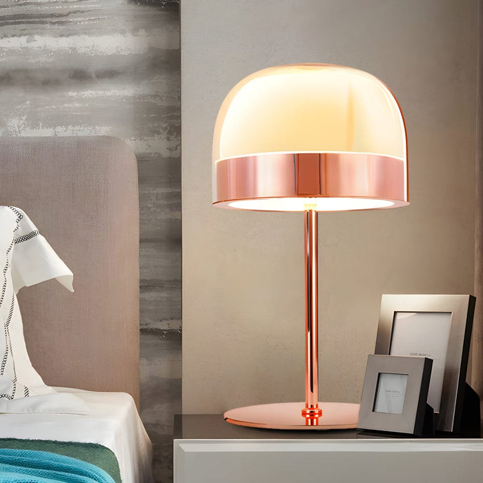 Equatore Glass Shade Table Lamp Small Double Layers Night Lighting