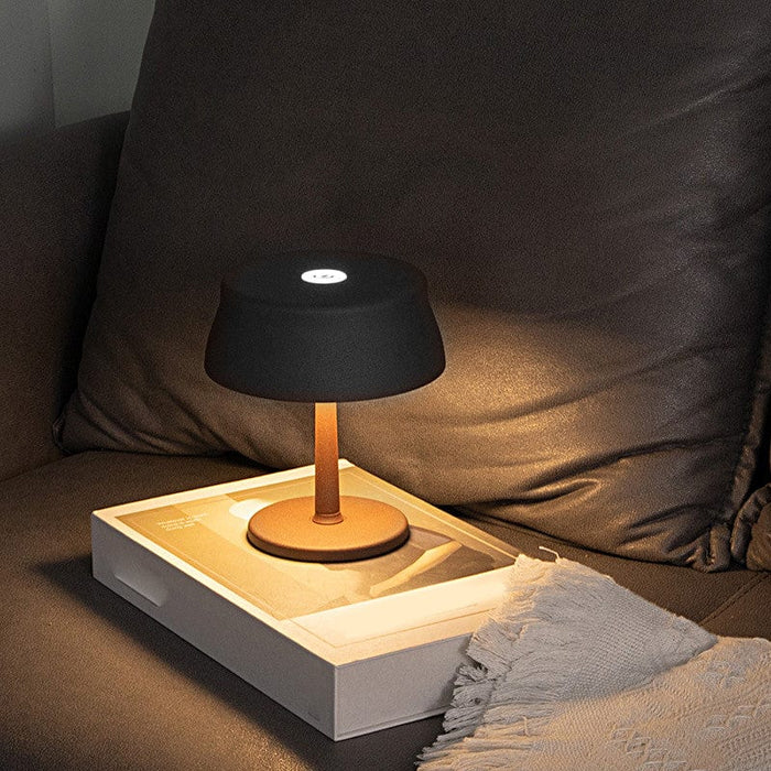 Aluminum Rechargeable Touch Table Lamp LED Dimmable Reading Light