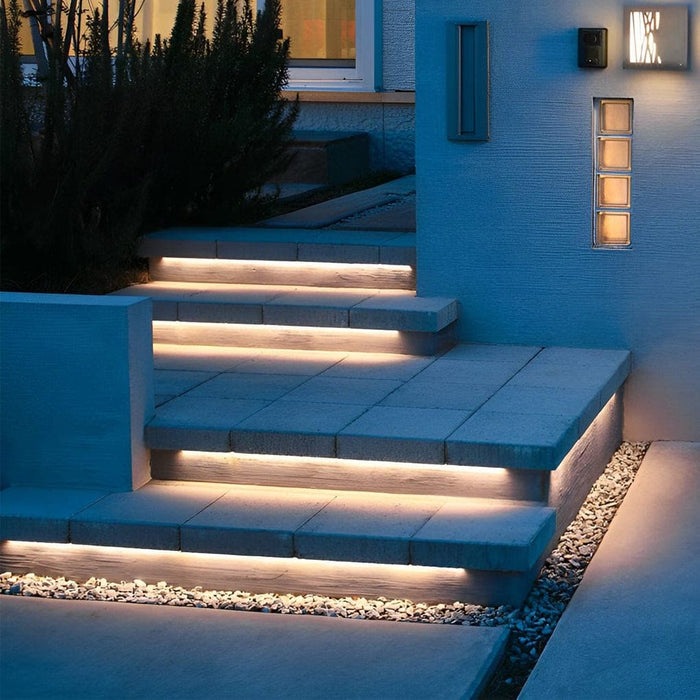 Waterproof Recessed LED Stair Lighting Modern Flexible Linear Light