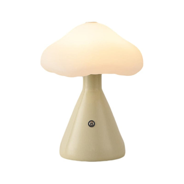 6.3'' Metal Mushroom Table Lamp LED Touch Dimming Bedroom Desk Night Light