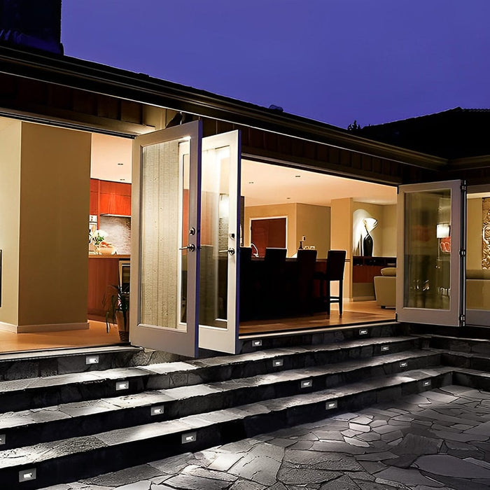 Rectangular Grilles 3W LED IP65 Waterproof Modern Outdoor Step Lights