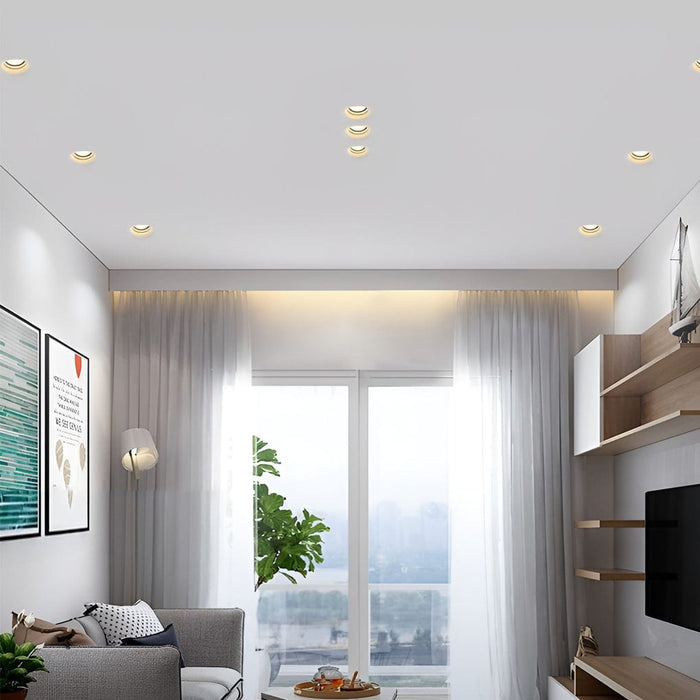 Square Round COB Anti-dazzle Frameless Recessed Ceiling Lights Spotlight Down Light