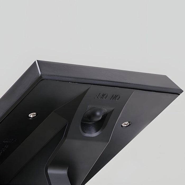 2 - Head Modern Black Solar LED Spotlight with Motion Sensor. Rotatable