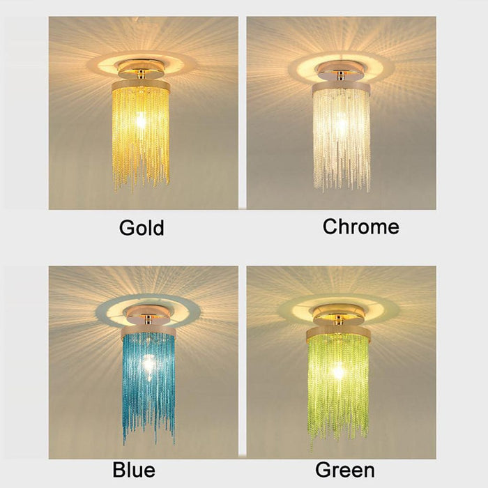 Tassel Metal LED Modern Farmhouse Chandeliers Pendant Light Island Lights