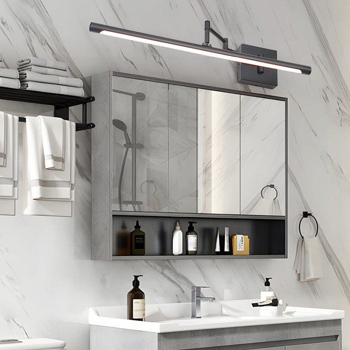 40'' Strip Swing Arm 3 Step Dimming LED Modern Bathroom Vanity Lights