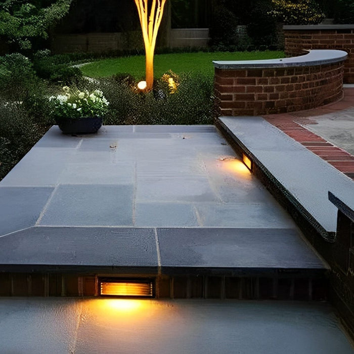 Rectangular IP65 Waterproof LED 3W Aluminum Modern Outdoor Step Lights