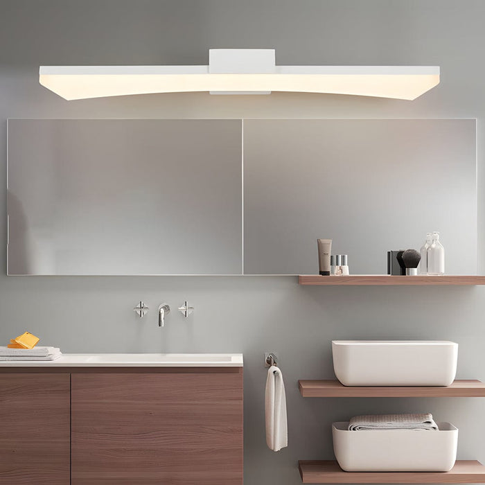 Modern Linear LED Vanity Light Bar for Bathroom - Matte Black/White