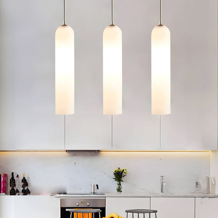 Long Glass Bottle Luxury Hardware Luxury Postmodern Pendant Lights