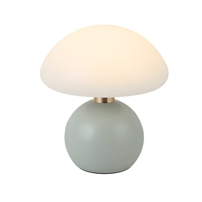 7.8'' Metal Cute Mushroom Kids' Table Lamp Touch Switch 3 Step Dimming LED Night Light