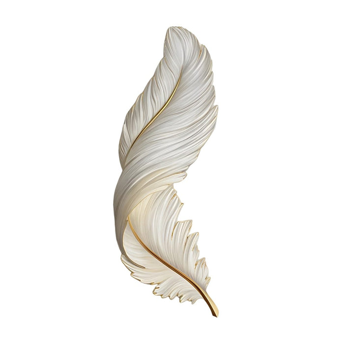 Luxury Creative Feathers USB DC5V Remote Control LED Modern Wall Lights