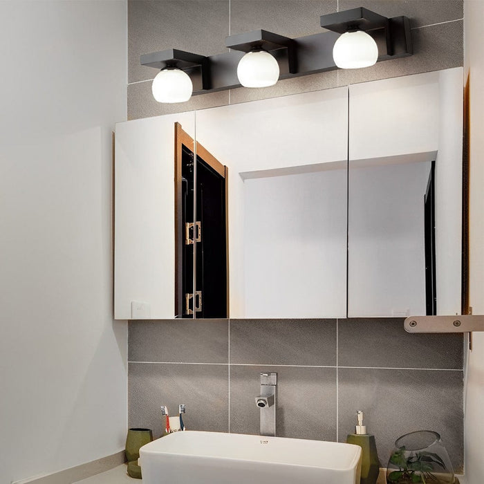 2/3 Lights Wood Adjustable Spotlights LED Vanity Light Mirror Bath Bar