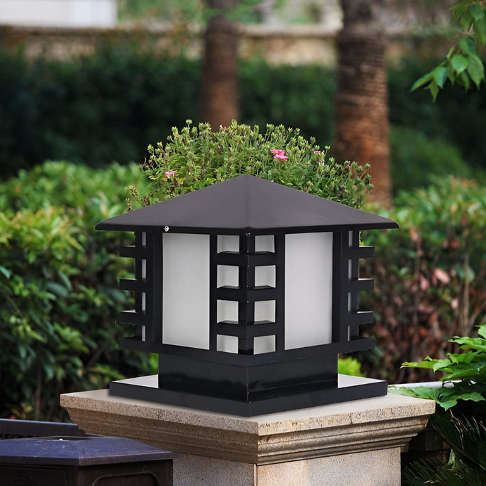 European Retro Column Light LED Landscape Decorative Lighting for Villa Courtyard