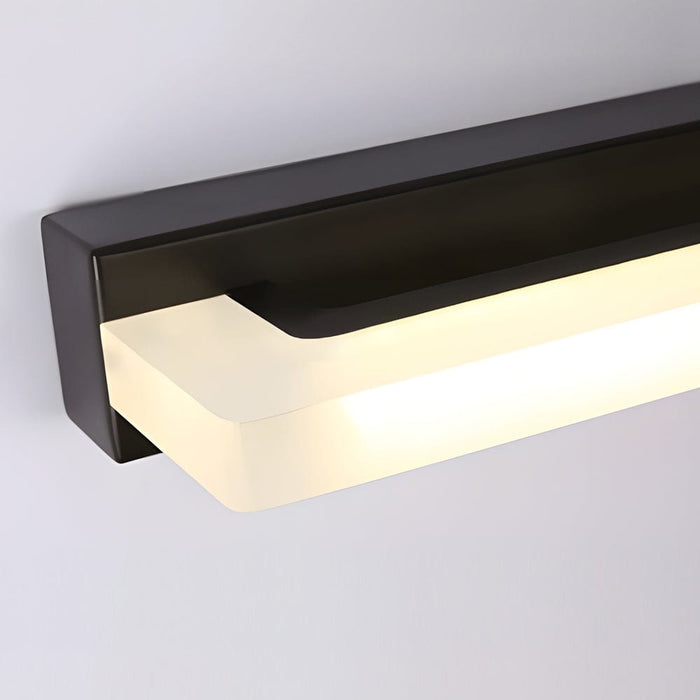 15.74'' Linear LED Vanity Light - Modern Black Bathroom Lighting Fixture