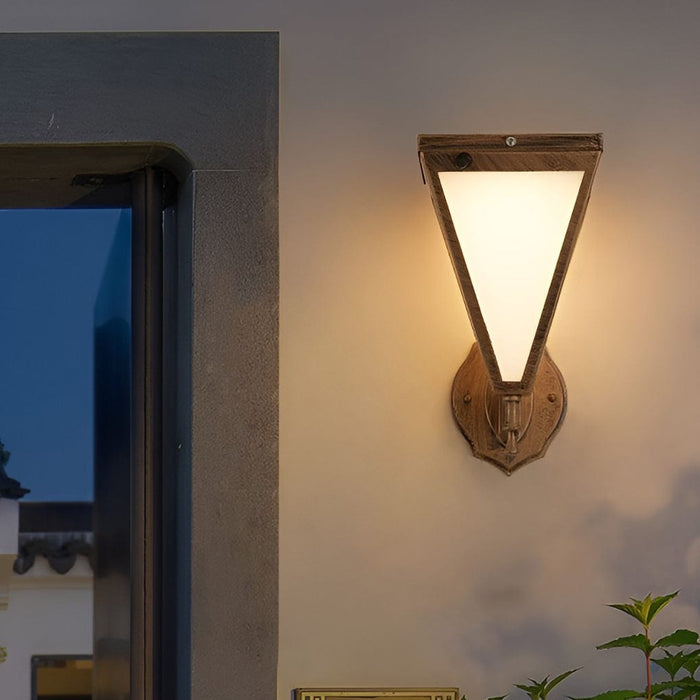 Retro Dimmable LED Waterproof Modern Solar Plug in Wall Sconce Wall Lamp