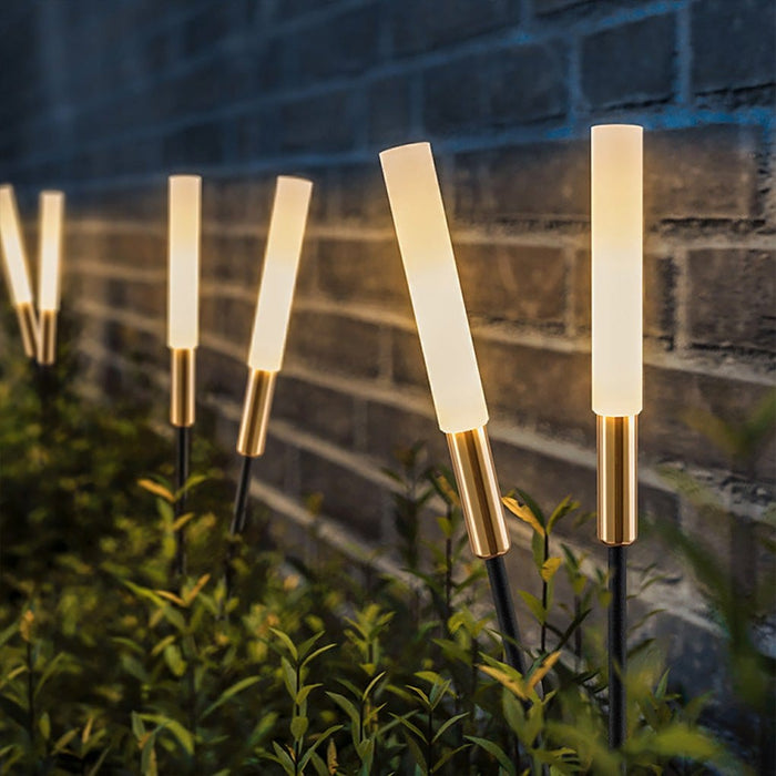 Outdoor Solar Reed Shaped Lights Waterproof LED Landscape Lighting Lawn Lights