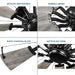 60 in. Big Matte Black Farmhouse Reversible Ceiling Fan, Mid Century Modern Ceiling Fan-11-ErisView