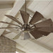 60 in. Big Matte Black Farmhouse Reversible Ceiling Fan, Mid Century Modern Ceiling Fan-23-ErisView