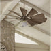 60 in. Big Matte Black Farmhouse Reversible Ceiling Fan, Mid Century Modern Ceiling Fan-24-ErisView
