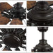 60 in. Big Matte Black Farmhouse Reversible Ceiling Fan, Mid Century Modern Ceiling Fan-38-ErisView