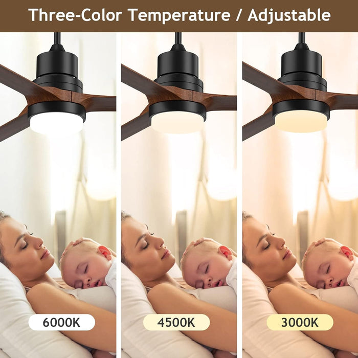 60 in. Black Ceiling Fan with Remote for Living Room, Bedroom Ceiling Fans, Modern Reversible DC Ceiling Fan, Outdoor Patio Ceiling Fans-11-ErisView