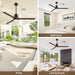 60 in. Black Ceiling Fan with Remote for Living Room, Bedroom Ceiling Fans, Modern Reversible DC Ceiling Fan, Outdoor Patio Ceiling Fans-14-ErisView