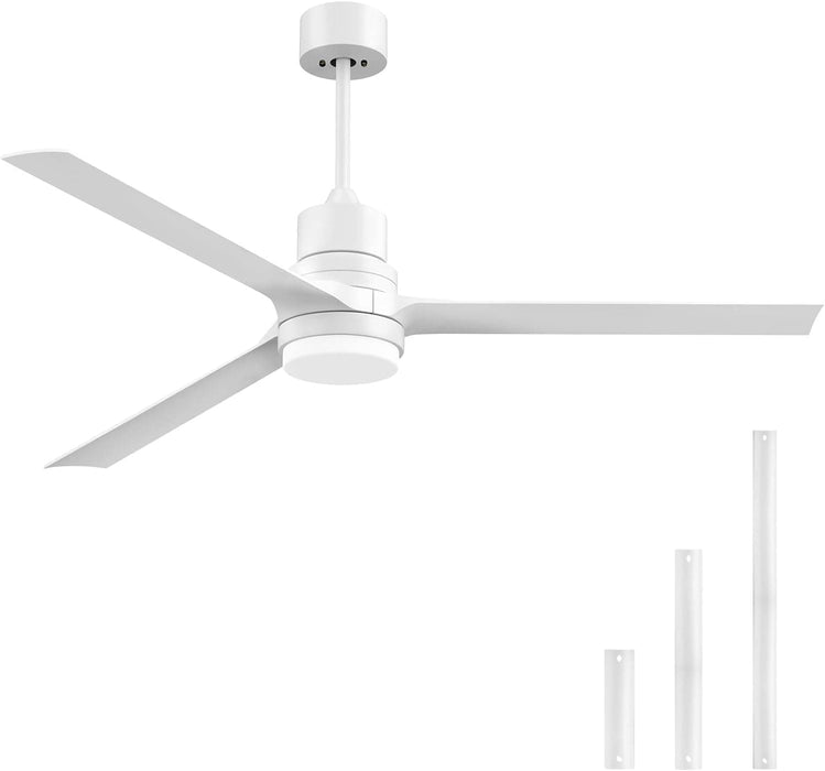 60 in. Black Ceiling Fan with Remote for Living Room, Bedroom Ceiling Fans, Modern Reversible DC Ceiling Fan, Outdoor Patio Ceiling Fans-15-ErisView