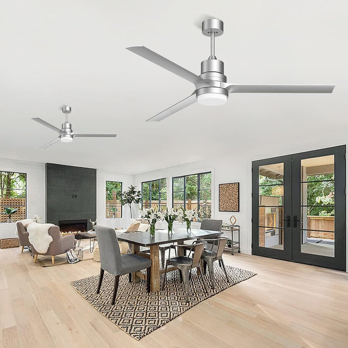 60 in. Black Ceiling Fan with Remote for Living Room, Bedroom Ceiling Fans, Modern Reversible DC Ceiling Fan, Outdoor Patio Ceiling Fans-22-ErisView