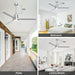 60 in. Black Ceiling Fan with Remote for Living Room, Bedroom Ceiling Fans, Modern Reversible DC Ceiling Fan, Outdoor Patio Ceiling Fans-26-ErisView