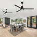 60 in. Black Ceiling Fan with Remote for Living Room, Bedroom Ceiling Fans, Modern Reversible DC Ceiling Fan, Outdoor Patio Ceiling Fans-6-ErisView