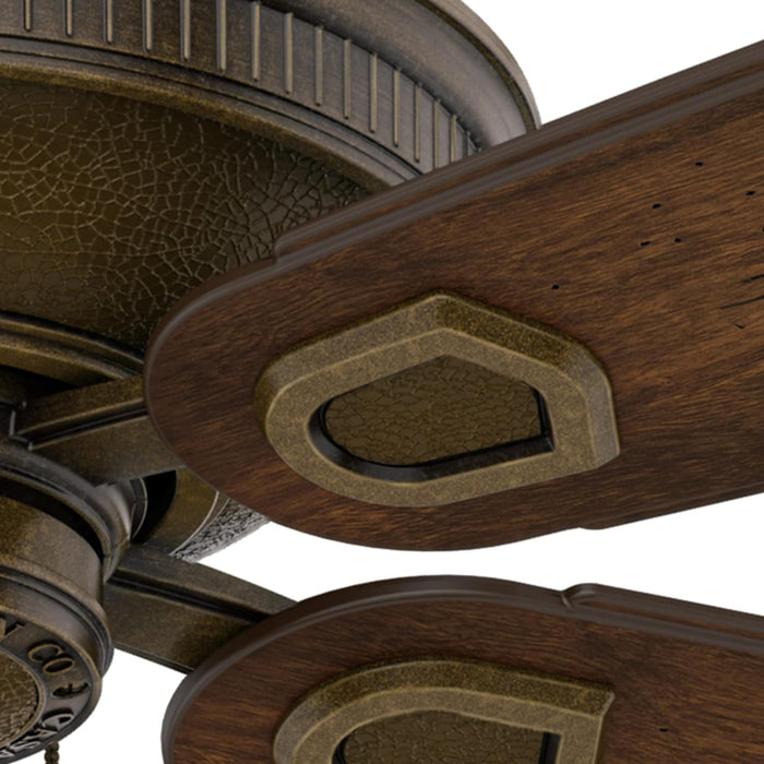 60 in. Bronze Ceiling Fan, Indoor Outdoor Ceiling Fans with Pull Chain Control, Hugger Ceiling Fans-3-ErisView