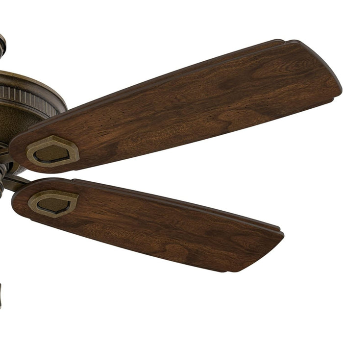 60 in. Bronze Ceiling Fan, Indoor Outdoor Ceiling Fans with Pull Chain Control, Hugger Ceiling Fans-5-ErisView