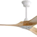 60 in. Brushed Nickel Ceiling Fan with Remote Control, 3 Wood Light Walnut Blades Reversible DC Ceiling Fan-10-ErisView