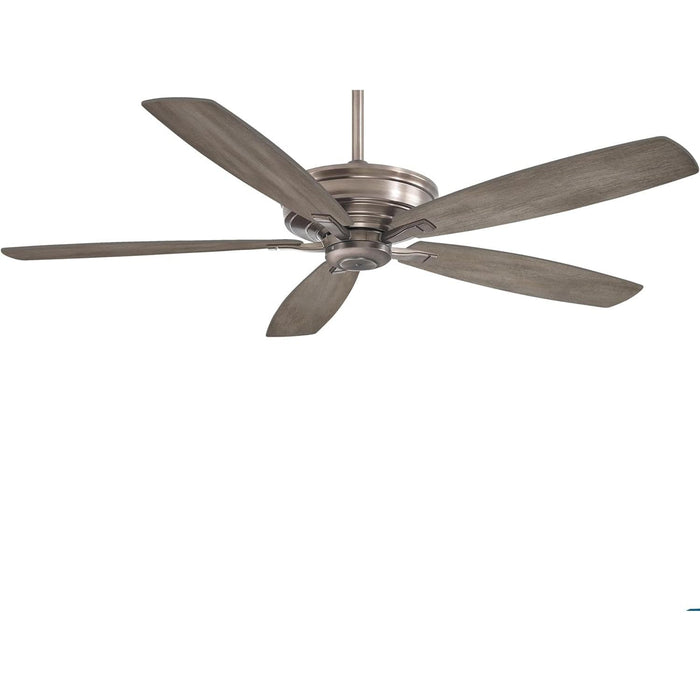 60 in. Ceiling Fan, Outdoor Ceiling Fans without Lights, Brushed Nickel Ceiling Fan-1-ErisView