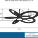 60 in. Ceiling Fan with LED Light and Remote Control In Coal Finish-4-ErisView