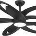 60 in. Ceiling Fan with LED Light and Remote Control In Coal Finish-1-ErisView