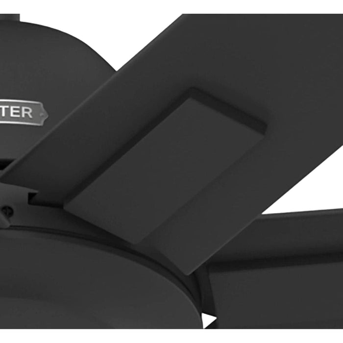 60 in. Ceiling Fan without Light, Matte Black Ceiling Fan, Hugger Ceiling Fans-8-ErisView