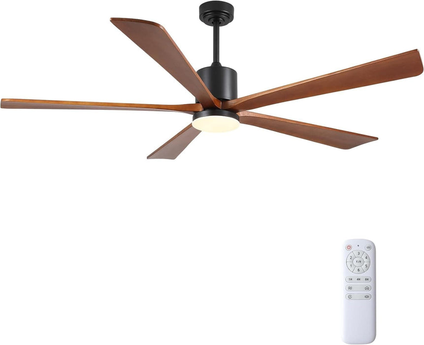 60 in. Ceiling Fans without Lights, Flush Mount Reversible Ceiling Fan NO Light for Indoor Bedroom, Outdoor Backyard Covered Ceiling Fan -10-ErisView