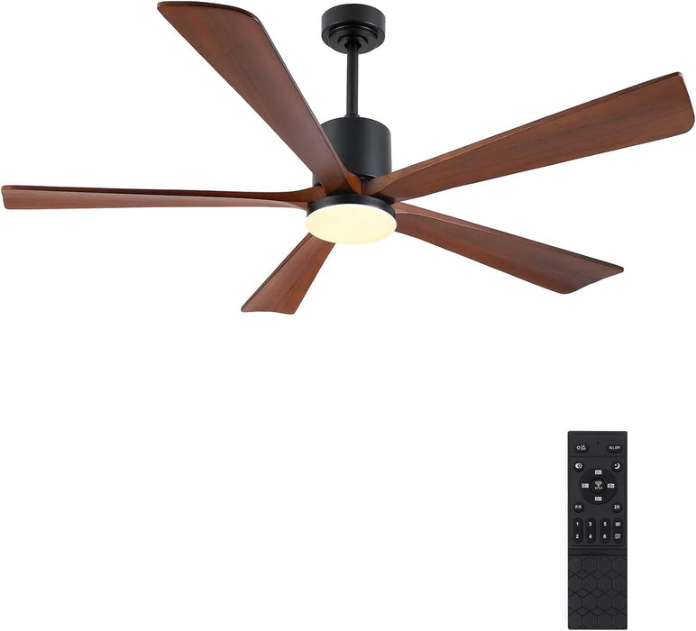 60 in. Ceiling Fans without Lights, Flush Mount Reversible Ceiling Fan NO Light for Indoor Bedroom, Outdoor Backyard Covered Ceiling Fan -69-ErisView