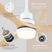 60 in. Ceiling Fans without Lights, Flush Mount Reversible Ceiling Fan NO Light for Indoor Bedroom, Outdoor Backyard Covered Ceiling Fan -93-ErisView