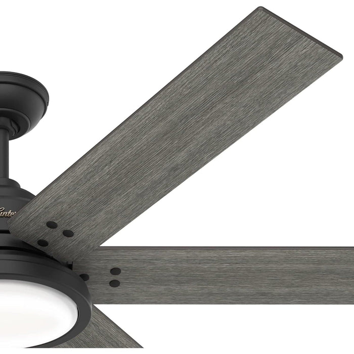 60 in. Country Ceiling Fans, Matte Black Ceiling Fan, Hugger Ceiling Fans-13-ErisView