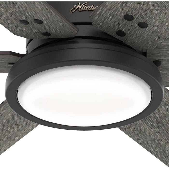 60 in. Country Ceiling Fans, Matte Black Ceiling Fan, Hugger Ceiling Fans-9-ErisView