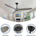 60 in. Farmhouse Ceiling Fan with Remote Control, Reversible Quiet Ceiling Fans for Living Room Dining Room, Outdoor Fan for Patio-3-ErisView