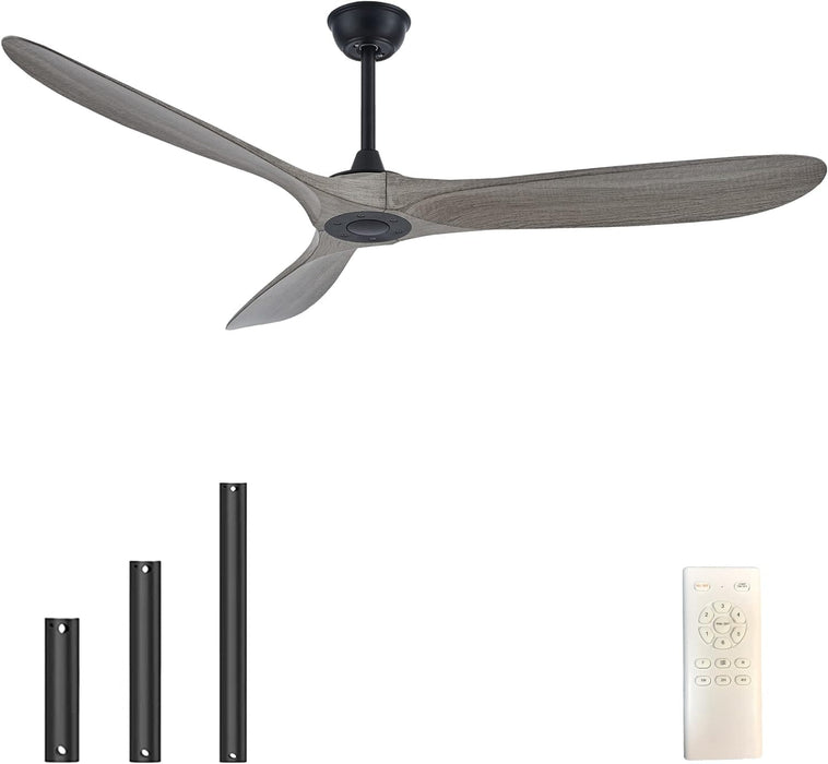 60 in. Farmhouse Ceiling Fan with Remote Control, Reversible Quiet Ceiling Fans for Living Room Dining Room, Outdoor Fan for Patio-8-ErisView